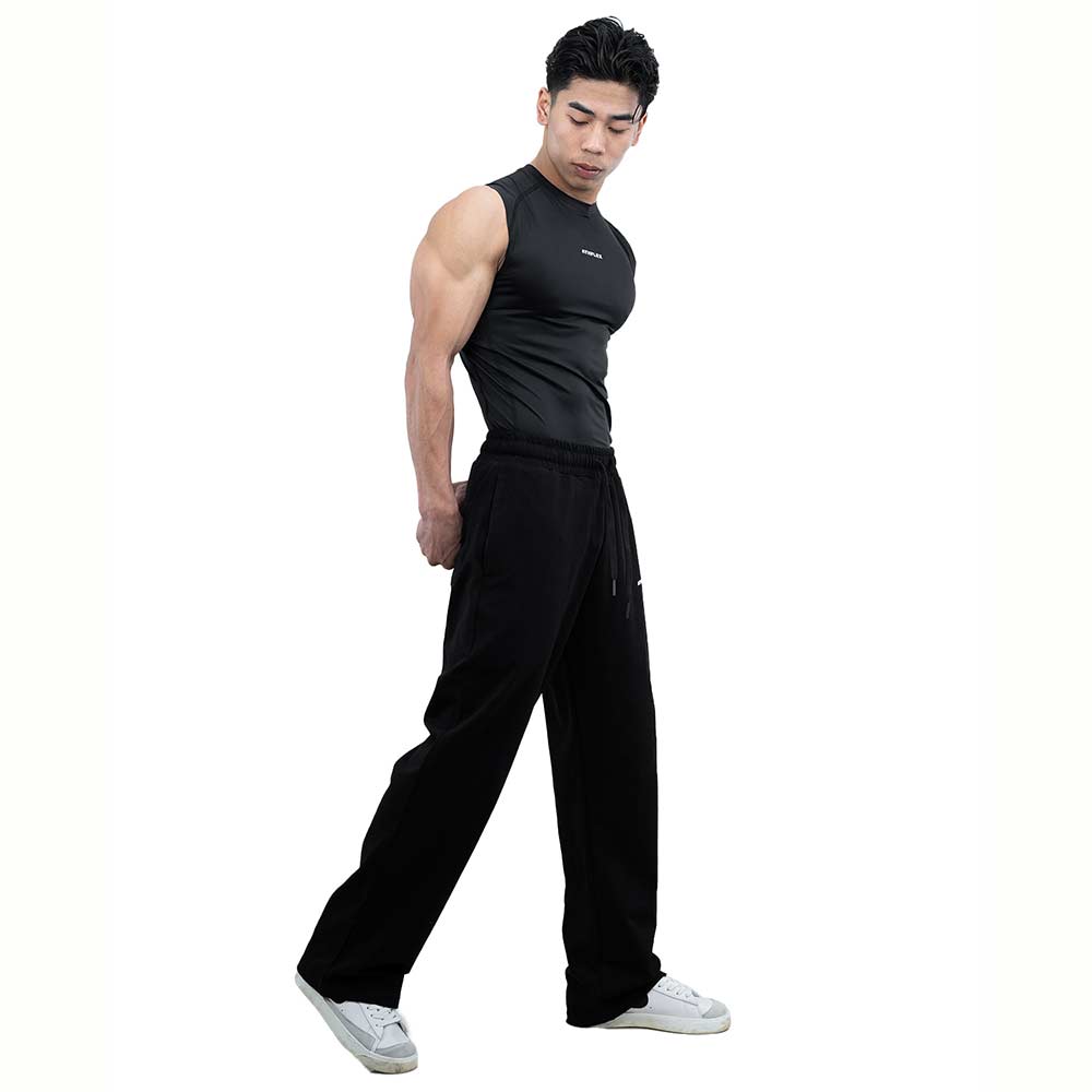 6 - Athflex Men's Sleeveless Ace Compression Tank,  Medium  Black 