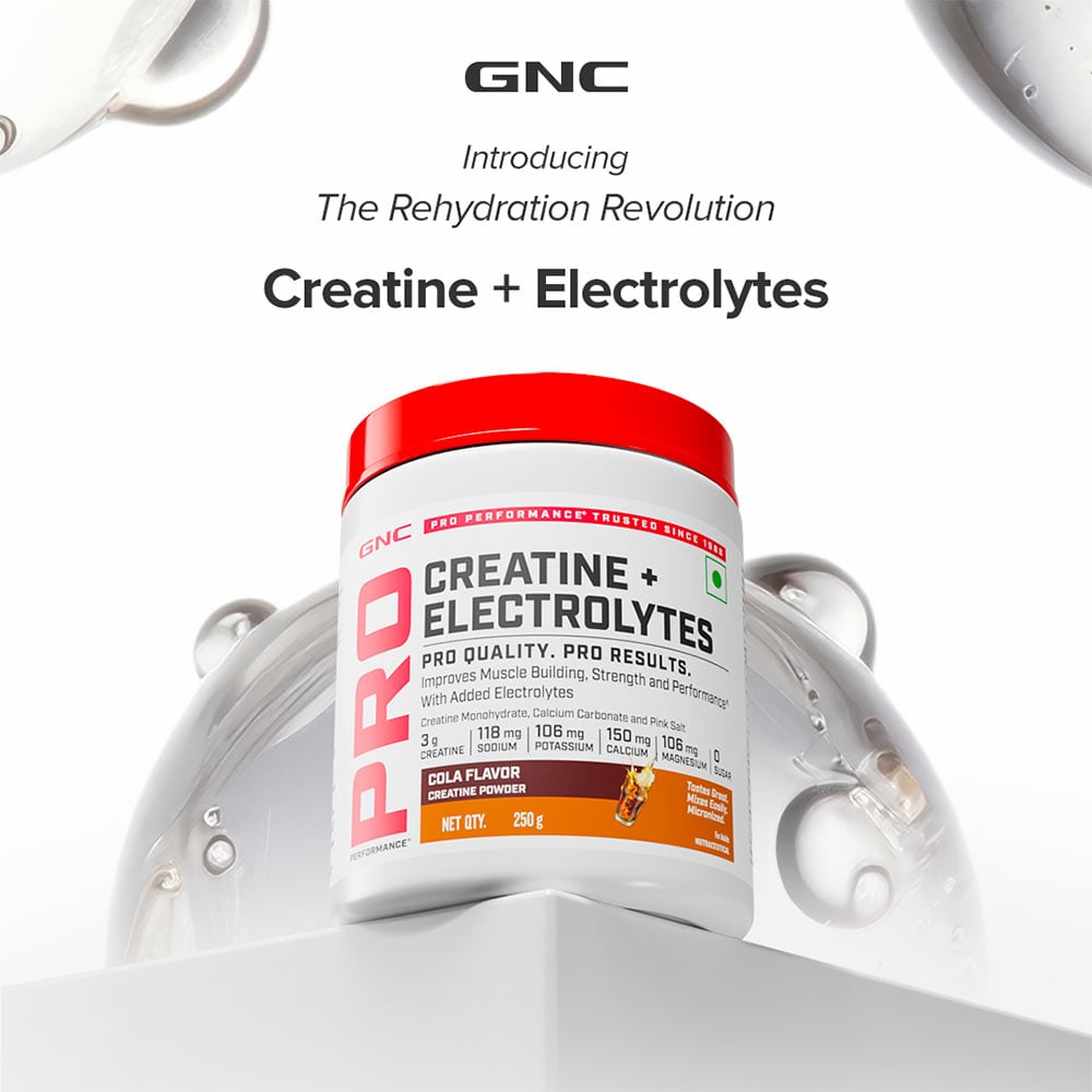 4 - GNC Pro Performance Creatine+ Electrolytes,  Orange  0.88 lb 