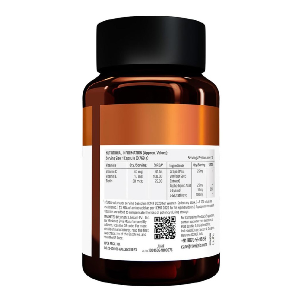 HK Vitals Glutathione, 30 capsules Online @ Best Prices - HealthKart