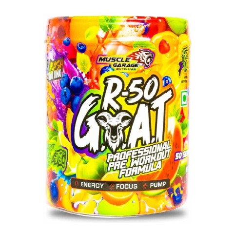 1 - Muscle Garage R-50 GOAT Pre-Workout,  0.77 lb  Fruit Punch 