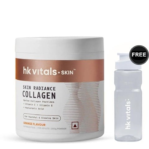 HealthKart HK Vitals Skin Radiance Collagen, 200 g Orange