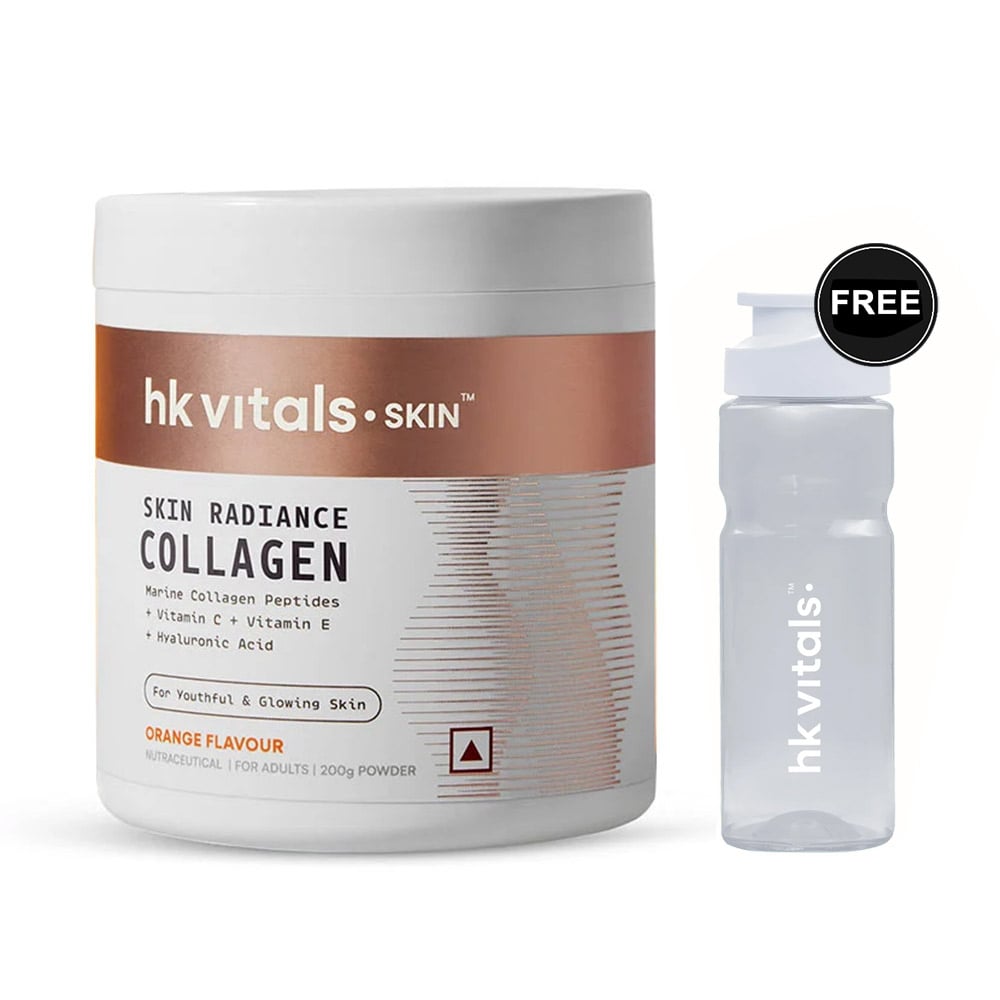 HealthKart HK Vitals Skin Radiance Collagen,  200 g  Orange 