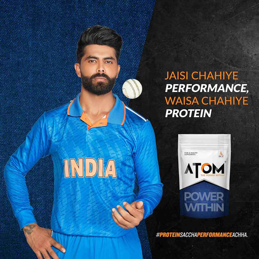 3 - AS-IT-IS Nutrition ATOM PWR Whey Protein,  2.2 lb  Kesar Kulfi 