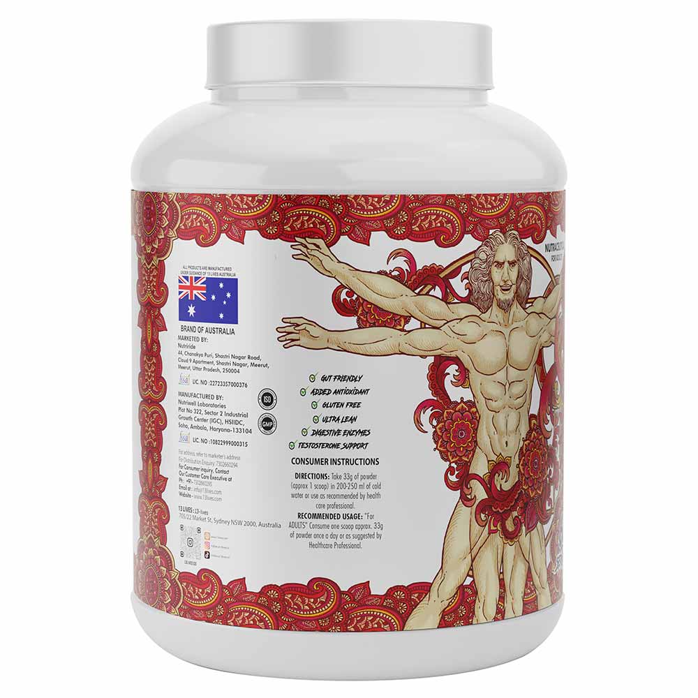 2 - 13 Lives Whey Protein,  4.4 lb  Almond Saffron Treat 