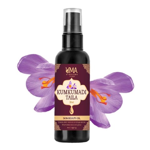 1 - Uma Ayurveda Kumkumadi Taila,  30 ml  Promotes Natural Glow 