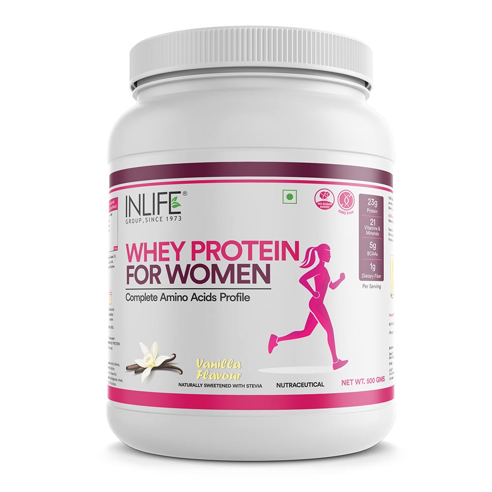 7 - INLIFE Whey Protein for Women,  1.1 lb  Vanilla 