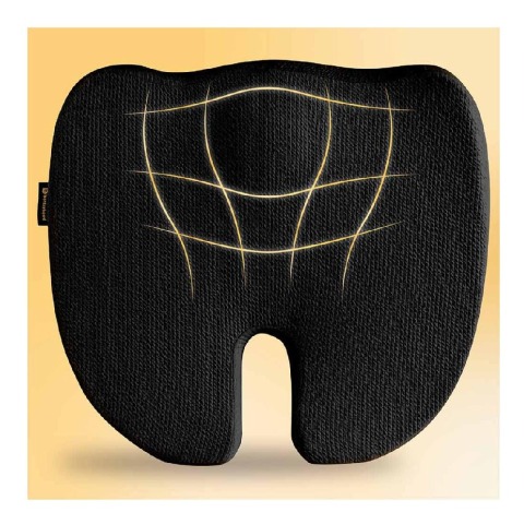 1 - betterhood Coccyx Seat Cushion,  Black  for Chair 