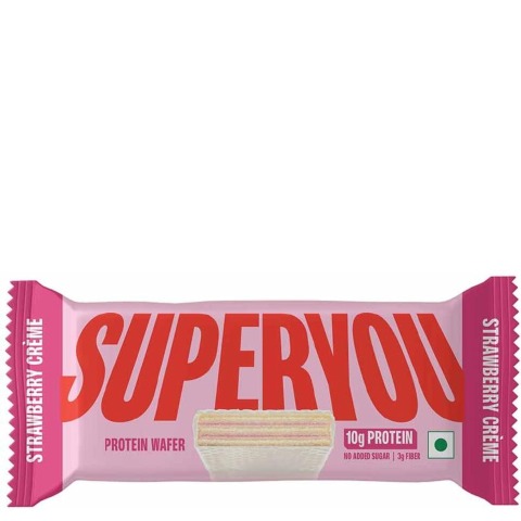 1 - Superyou Protein Wafer Bar,  1 bar(s)  Strawberry Creme 
