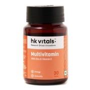 HealthKart HK Vitals Multivitamin with Zinc & Vitamin C- 30 tablet(s) Unflavoured