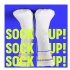 3 - Smash Socks,  White - Too Jacked  Crew Length 