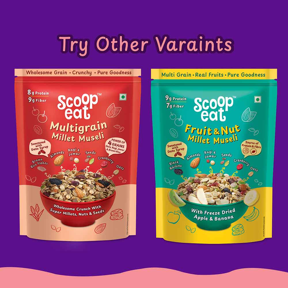 8 - Scoopeat Millet Muesli,  250 g  High Protein 