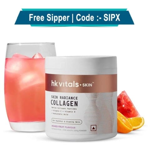 HealthKart HK Vitals Skin Radiance Collagen, 200 g Mixed Fruit