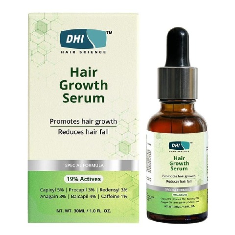 1 - DHI Hair Growth Serum,  30 ml  19% Actives 