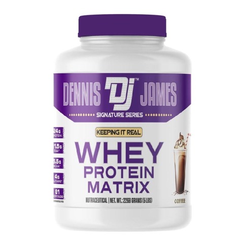 Dennis James Signature Series Whey Protein Matrix,  5 lb  Coffee 