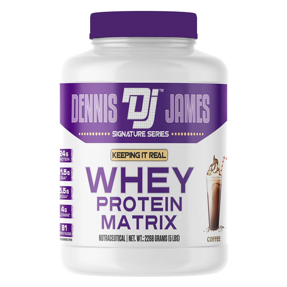 Dennis James Signature Series Whey Protein Matrix,  5 lb  Coffee 