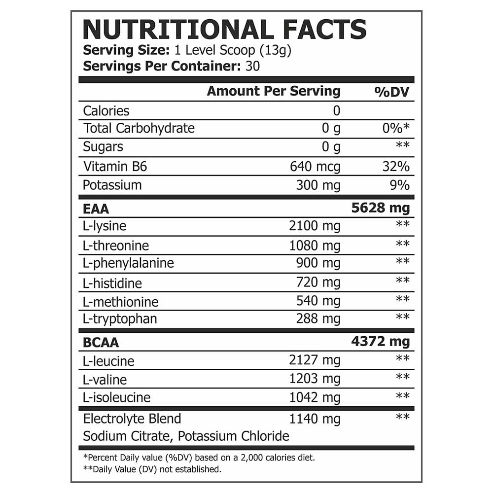 3 - Pole Nutrition EAA,  Pulpy Mango  0.86 lb  30 Servings 