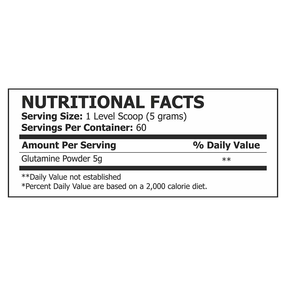 3 - Pole Nutrition L Glutamine,  0.66 lb  Unflavoured 