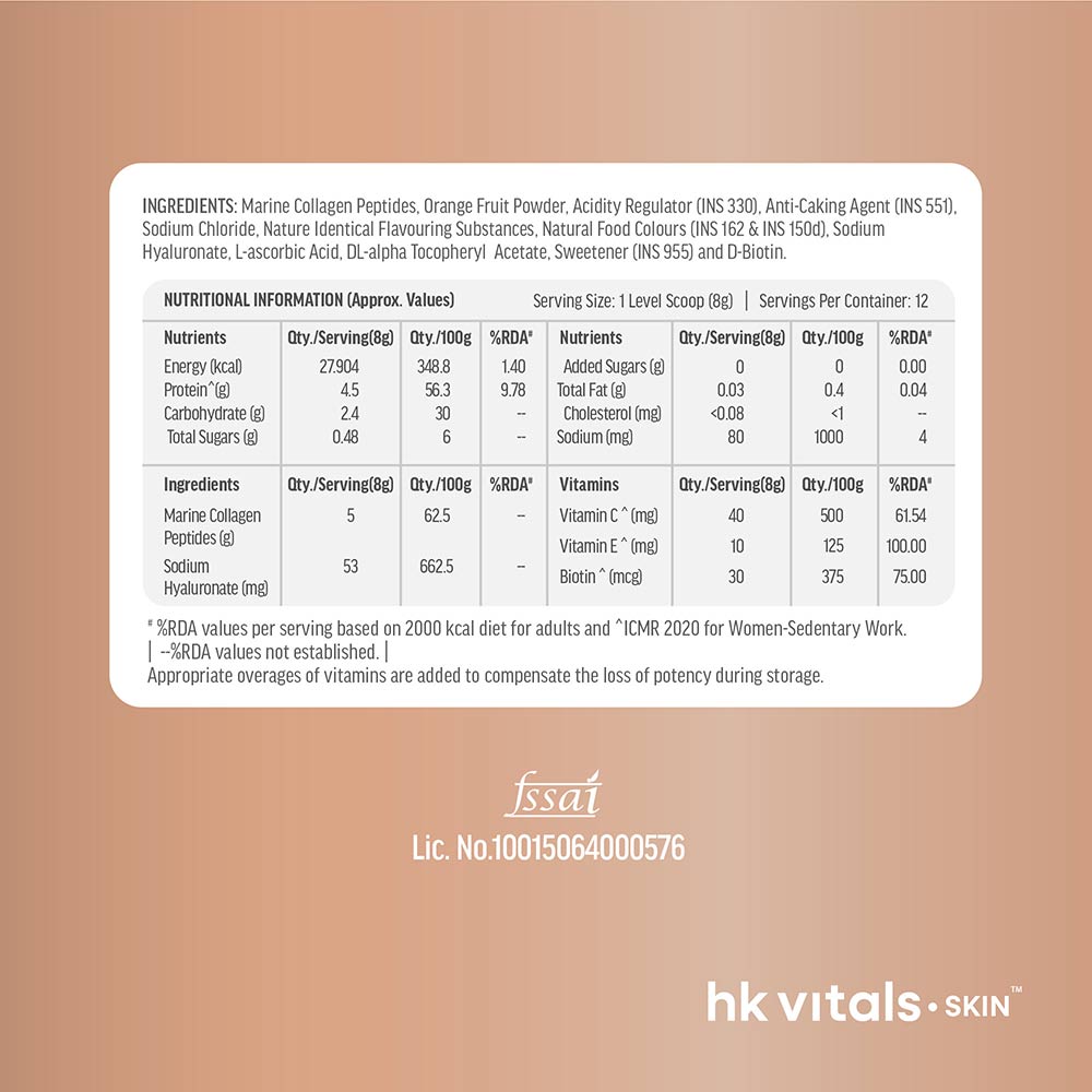 HealthKart HK Vitals Skin Radiance Collagen, 100 g Watermelon