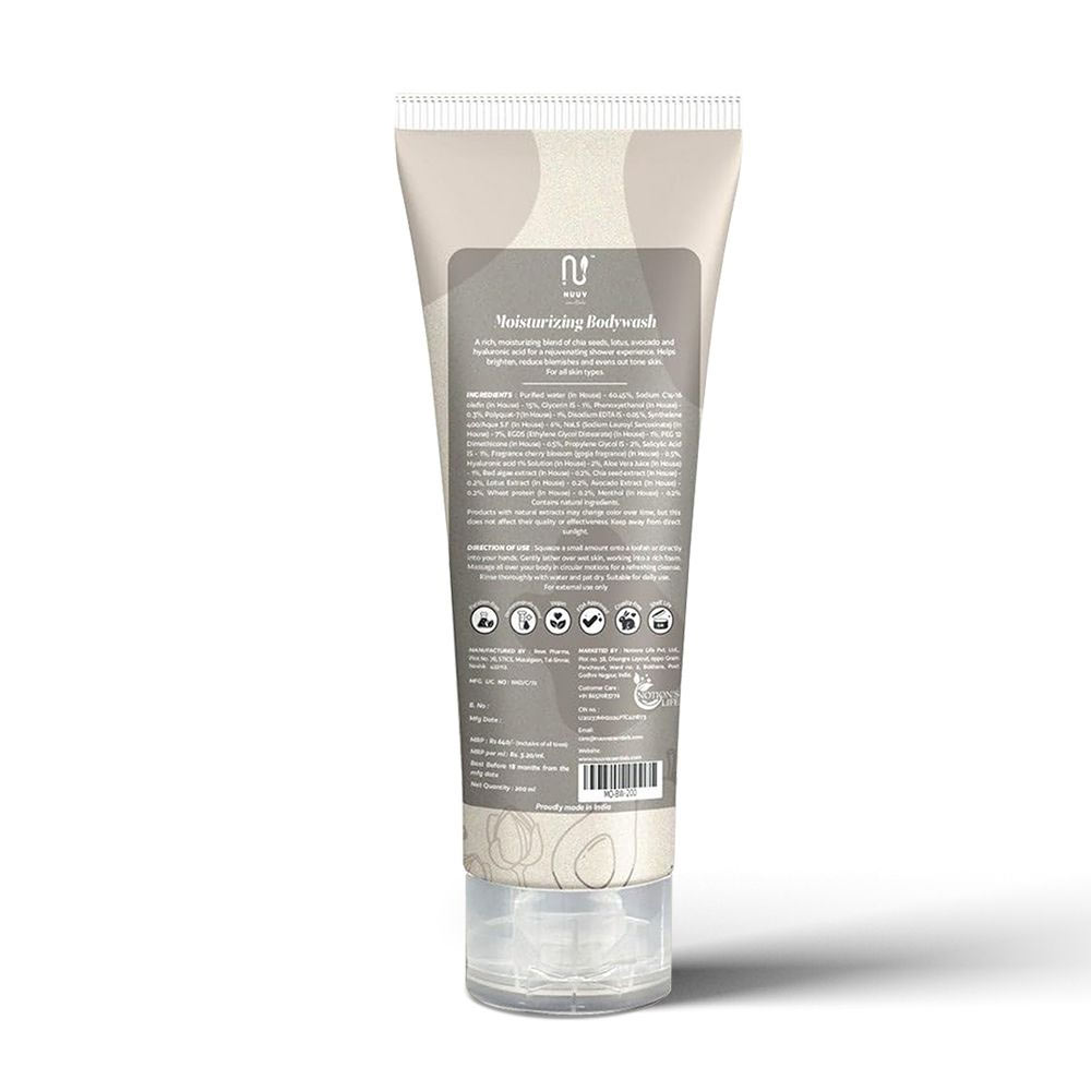 2 - Nuuv Essentials Moisturizing Body Wash,  200 ml  for All Skin Types 