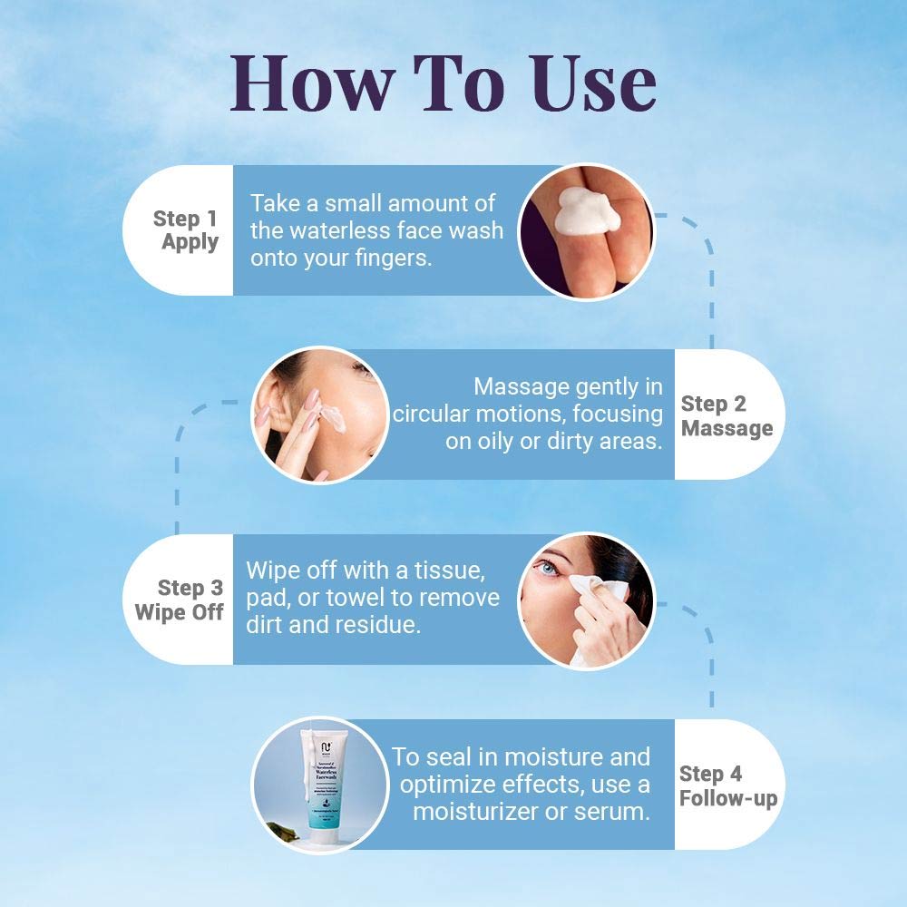 7 - Nuuv Essentials Seaweed & Marshmallow Waterless Face Wash,  100 ml  for All Skin Types 