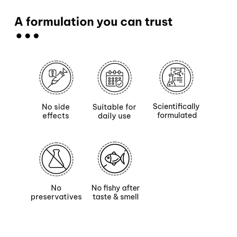 6 - HK Vitals Advanced Omega-3 with 360mg EPA & 240mg DHA,  90 capsules