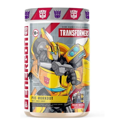 1 - Core Nutritionals Transformers Energon Pre Workout,  0.85 lb  Sour Lemon Candy 