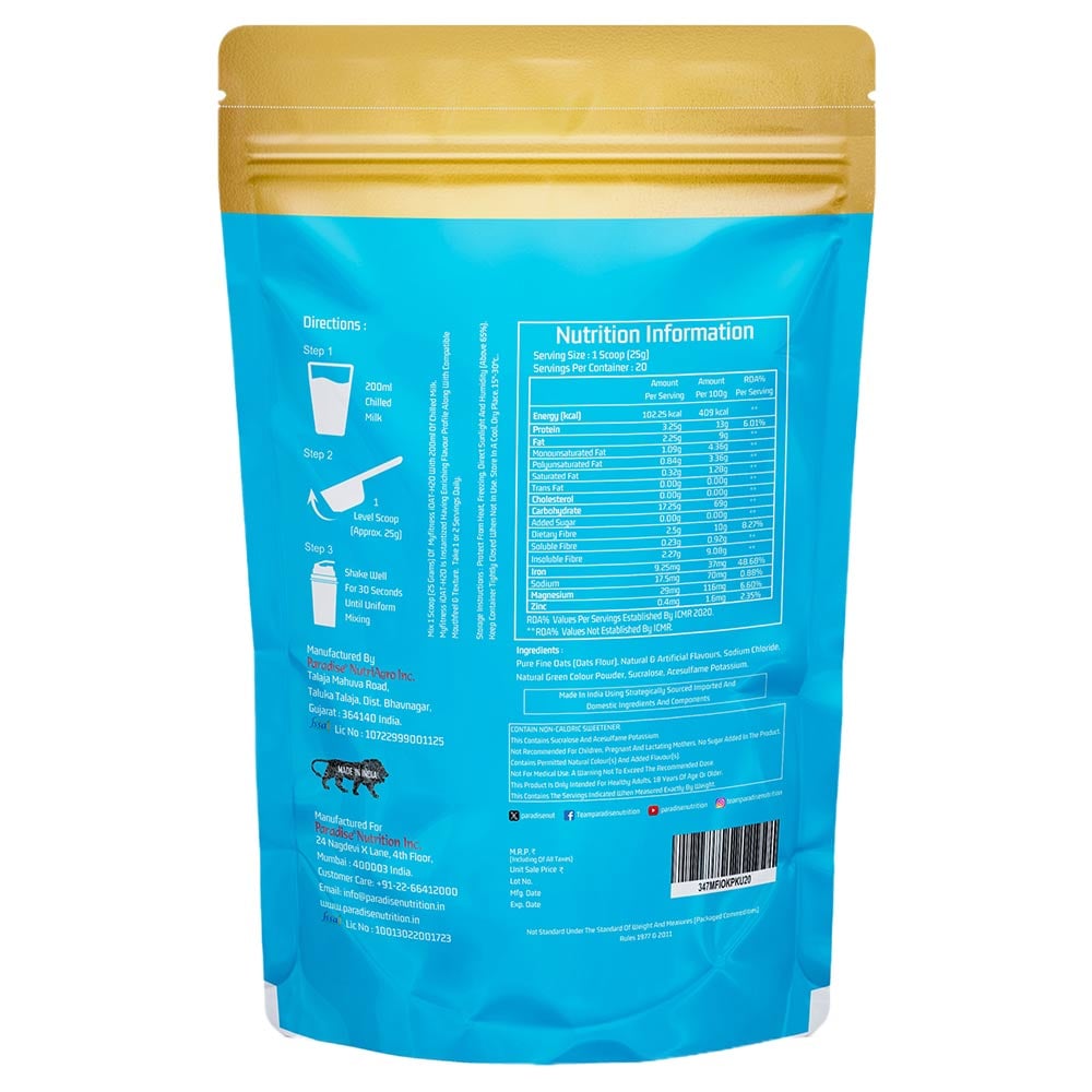 7 - Myfitness iOAT-H2O,  500 g  Kesar Pista Kulfi 