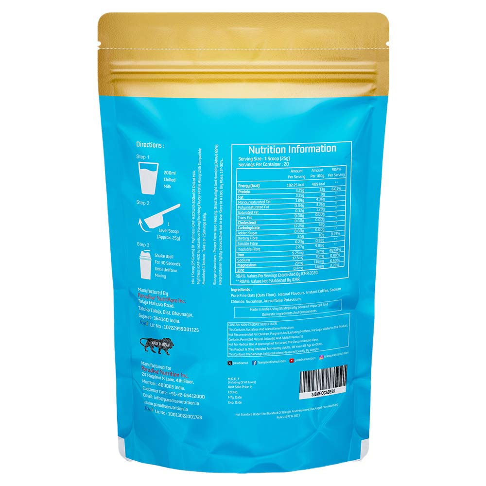 6 - Myfitness iOAT-H2O,  500 g  Cappuccino Delight 