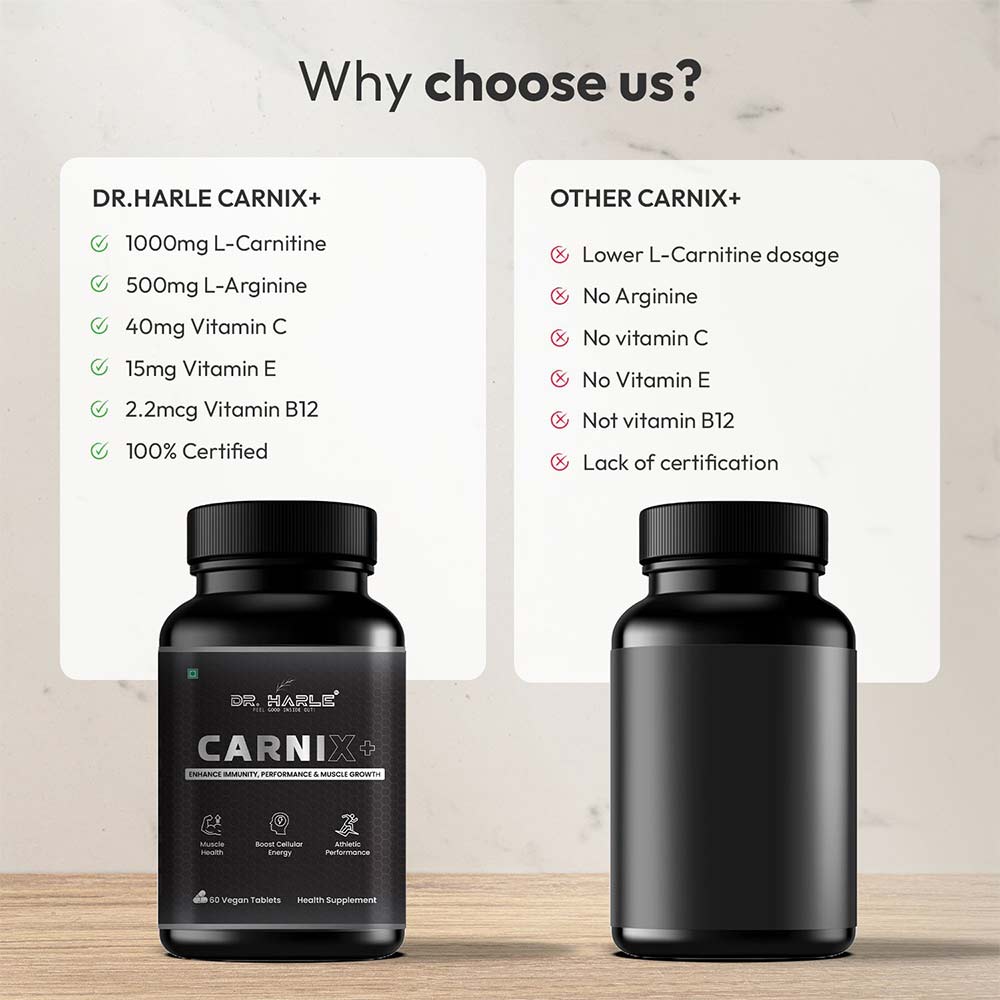 3 - DR. HARLE Carni X+,  60 tablet(s)  Unflavoured 