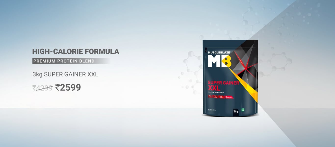 Price Drop Alert: MuscleBlaze Super Gainer XXL Weight Gainer 3kg Now @ 2599