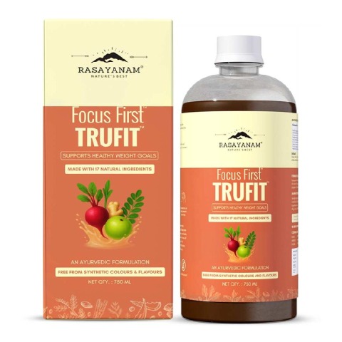 1 - Rasayanam Trufit Juice for Healthy Weight Management,  Unflavoured  750 ml 