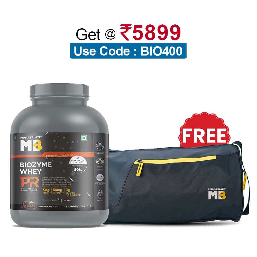 MuscleBlaze Biozyme Whey PR,  4.4 lb  Chocolate Fudge 