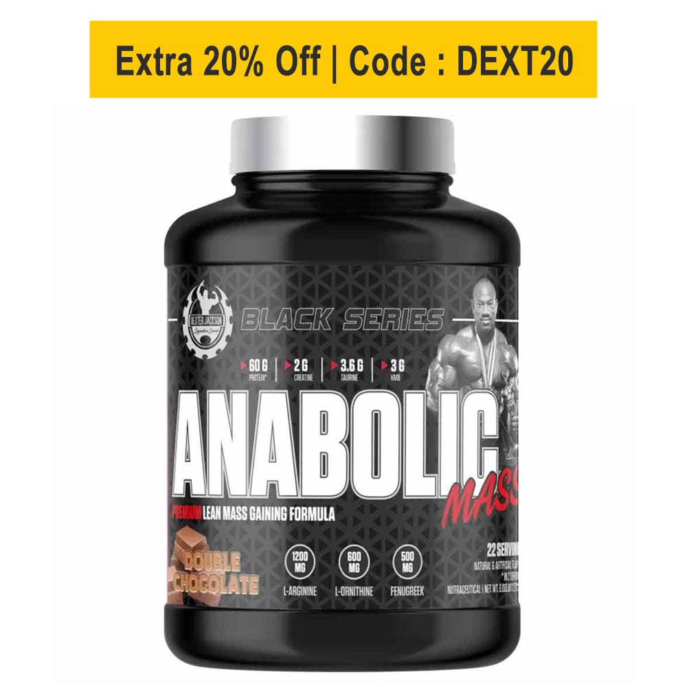 Dexter Jackson Black Series Anabolic Mass Gainer,  6 lb  Double Chocolate 