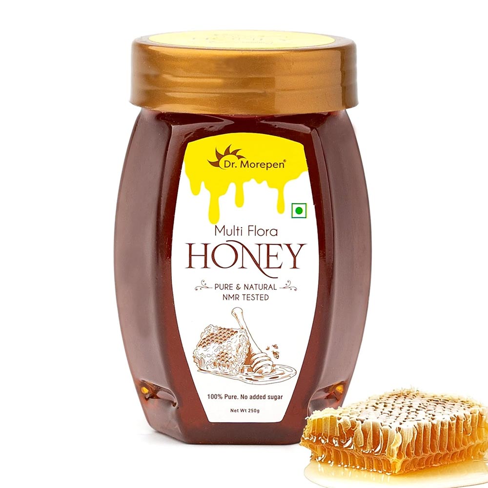1 - Dr. Morepen Multi Flora Honey,  250 g  Pure & Natural 
