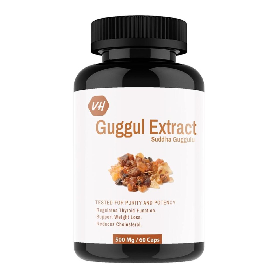 guggul and glutathione Vitaminhaat Extract Suddha Guggulu, 60 capsules Healing Peptide