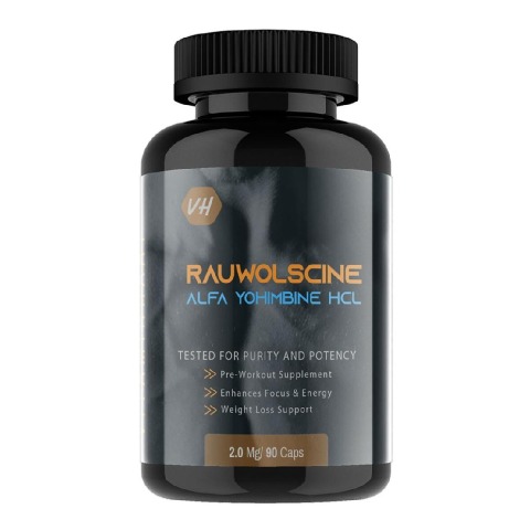 1 - Vitaminhaat Rauwolscine Alpha Yohimbine HCL,  90 capsules  Unflavoured 