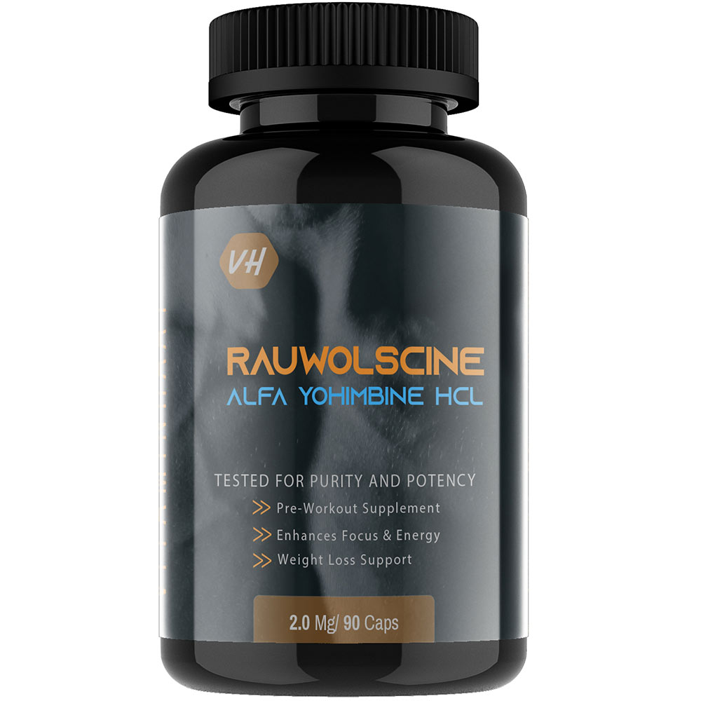 1 - Vitaminhaat Rauwolscine Alpha Yohimbine HCL,  90 capsules  Unflavoured 