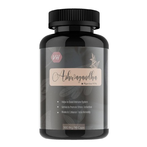 1 - Vitaminhaat Ashwagandha + Piperine 95%,  90 capsules 