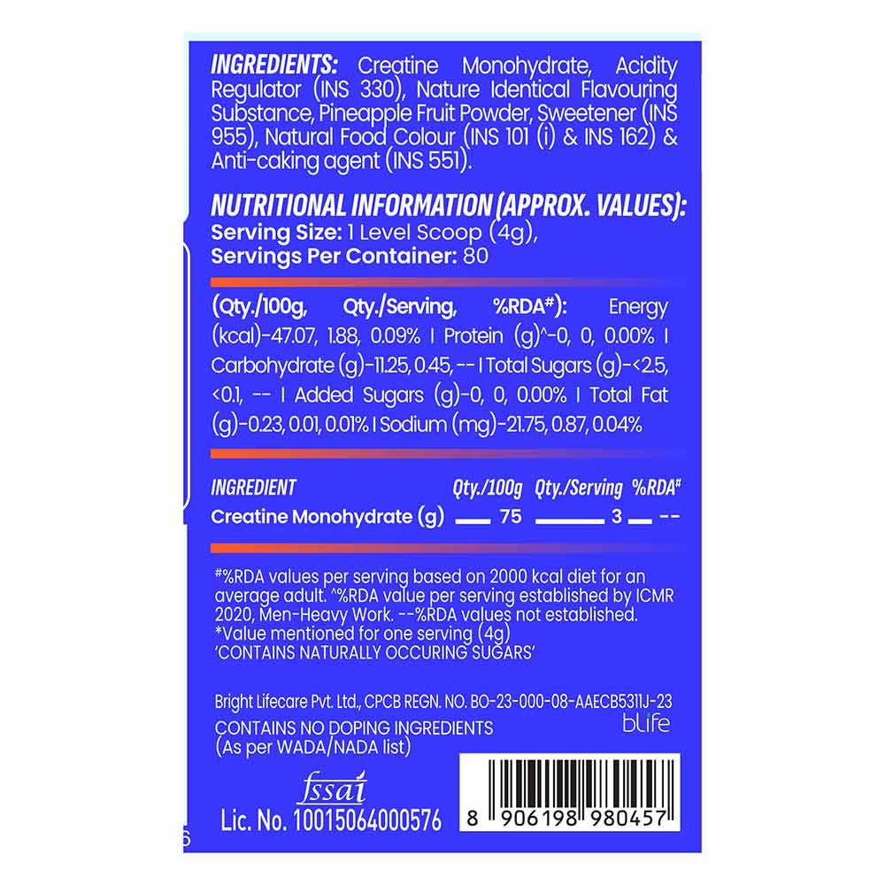 1 - Smash Micronised Creatine Monohydrate,  Citrus Surge  0.71 lb