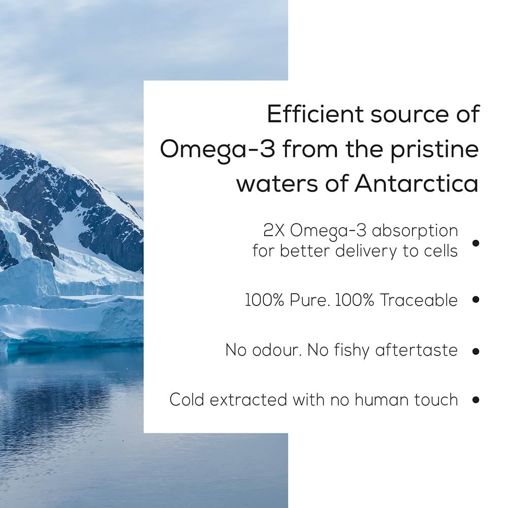 7 - TrueBasics Heart Omega-3 Antarctic Krill Oil,  30 capsules