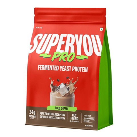 1 - Superyou Pro Fermented Yeast Protein,  2.2 lb  Cold Coffee 