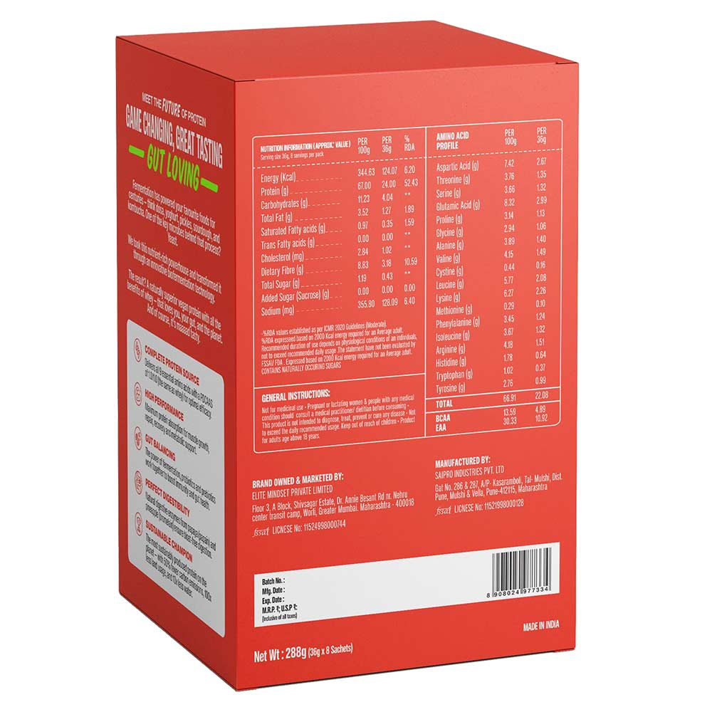 2 - Superyou Pro Fermented Yeast Protein,  0.63 lb  Chocolate 