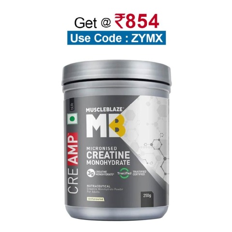 MuscleBlaze Creatine Monohydrate CreAMP,  Unflavoured  0.55 lb 