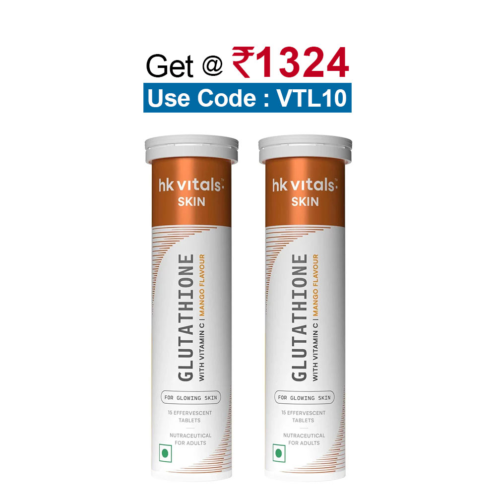 HealthKart HK Vitals Glutathione Effervescent,  Mango  30 tablet(s) 