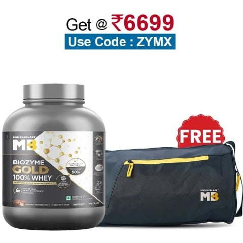 MuscleBlaze Biozyme Gold 100% Whey,  4.4 lb  Double Rich Chocolate 