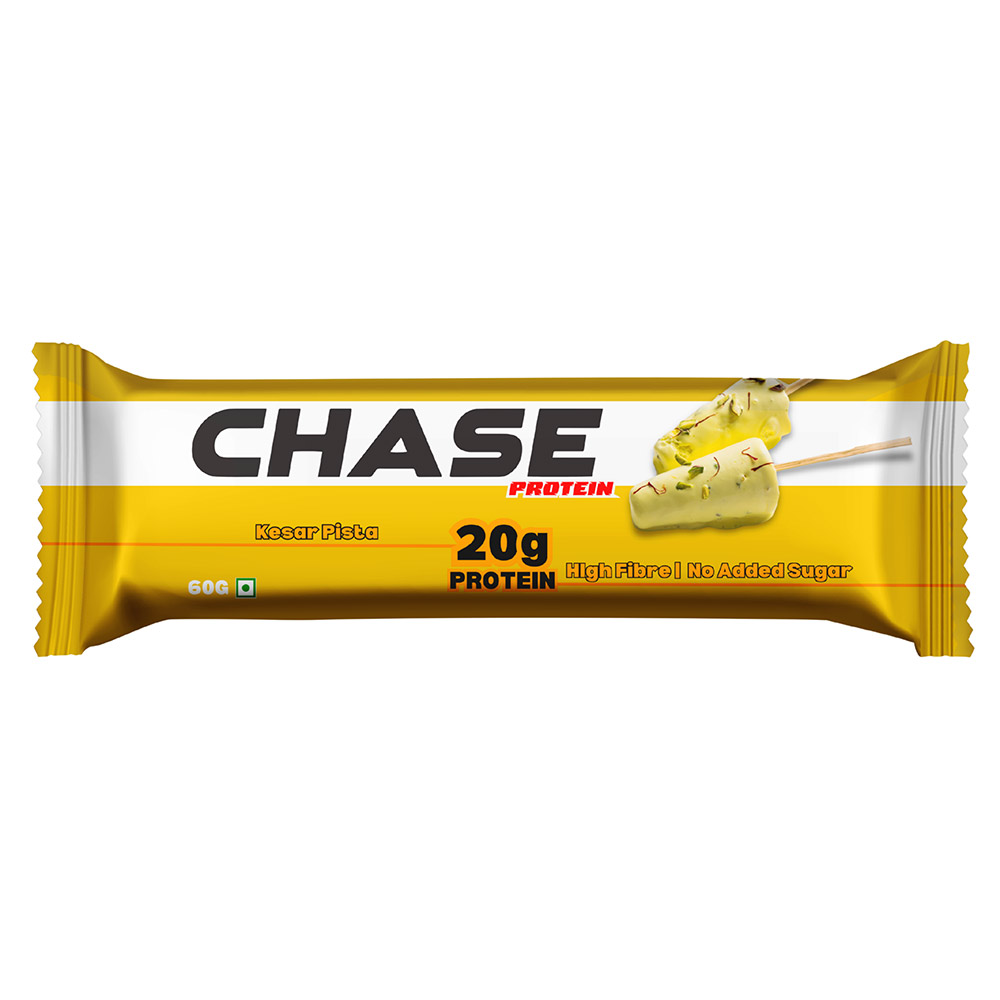 2 - Chase Protein Bar (20g Protein),  6 bar(s)  Kesar Pista 