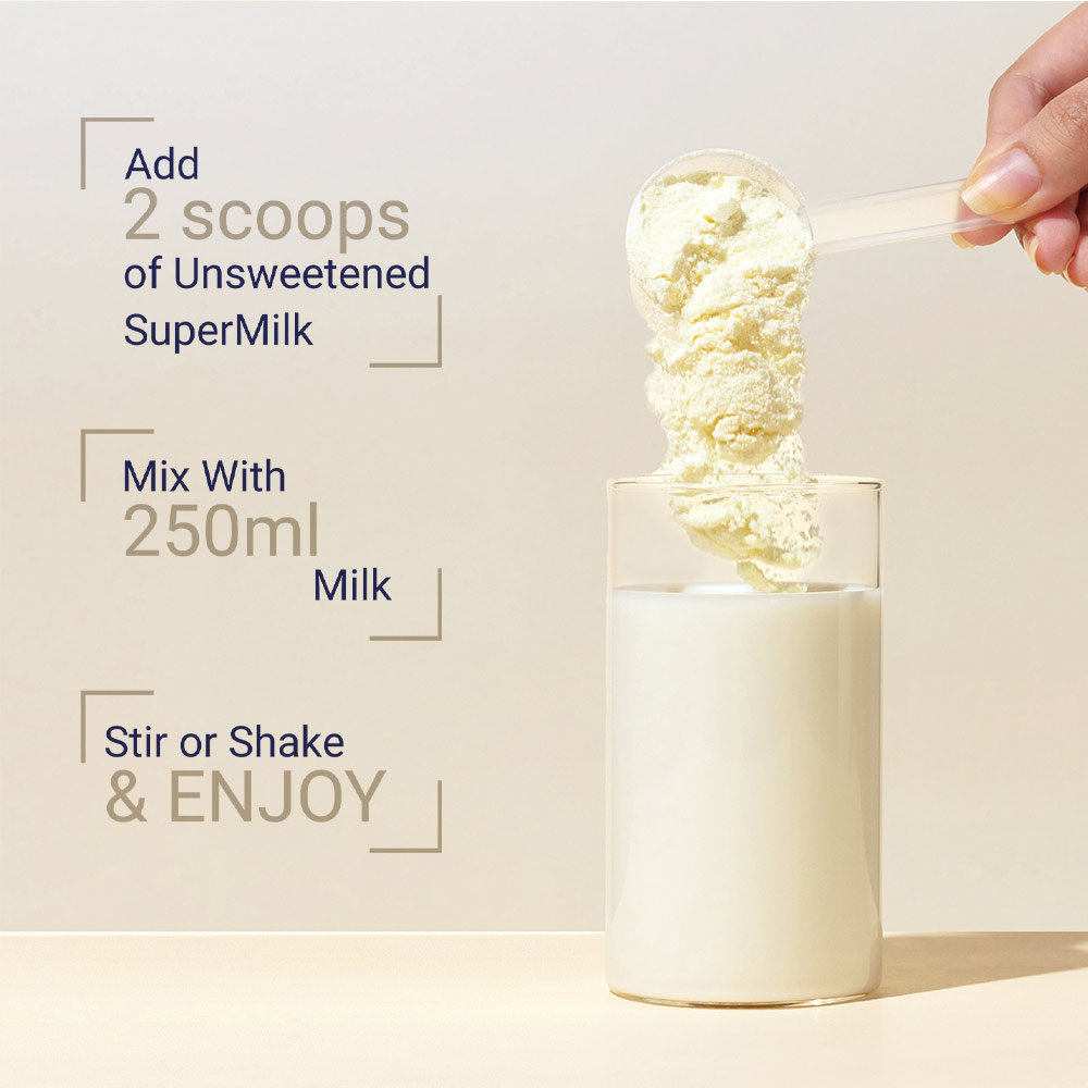 7 - Supermilk Overall Growth for 2-6 Yrs Boy/Girl,  300 g  Unsweetend Creamy Vanilla  2-6 Yrs  Boy/Girl  Overall Growth