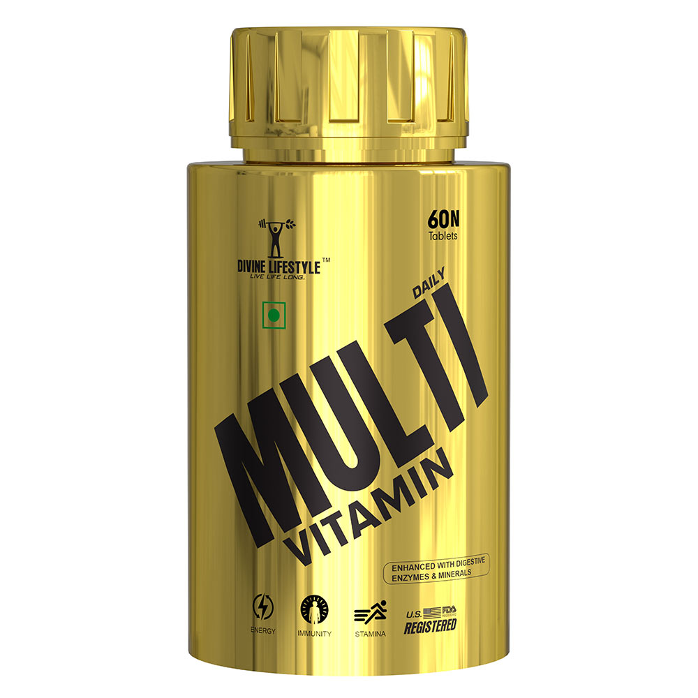 1 - Divine Lifestyle Daily Multivitamin,  60 tablet(s)  Unflavoured 