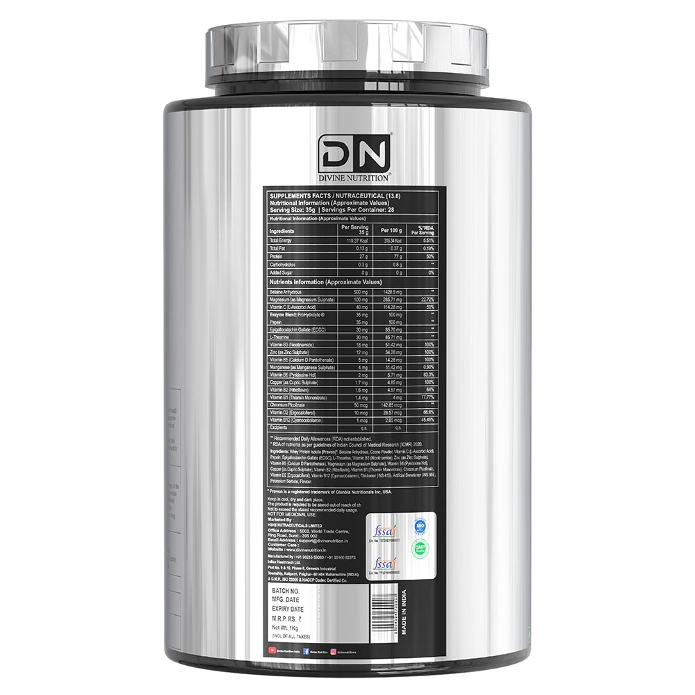 3 - Divine Nutrition Icon Isolate,  2.2 lb  Triple Chocolate 