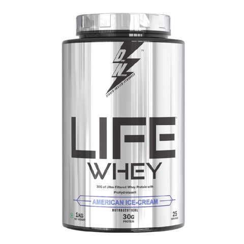 1 - Divine Nutrition Life Whey,  2.2 lb  American Ice-Cream 